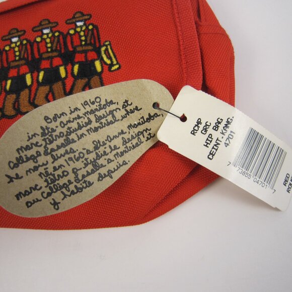 Marc Tetro Vintage Red RCMP Youth Fanny / Waist Pack - 37" Long - NEW(OTHER) - Picture 4 of 6